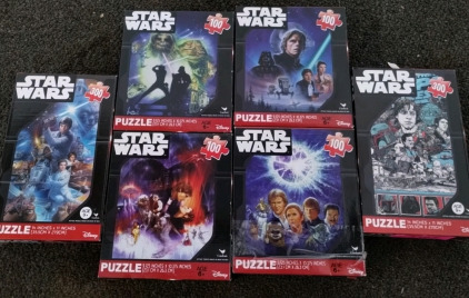 Set Of 6 Star Wars Puzzles
