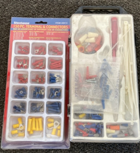 Terminal & Connectors Diffrent sizes, Lead Free Plumbers Kit, Jigsaw Blades