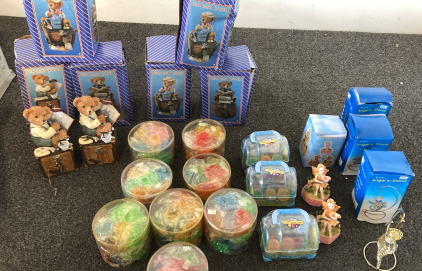 Various Trinkets Jewelry Box Piggy Bank Stamp Workshop