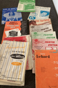 Vintage Hammond Organ Playbooks