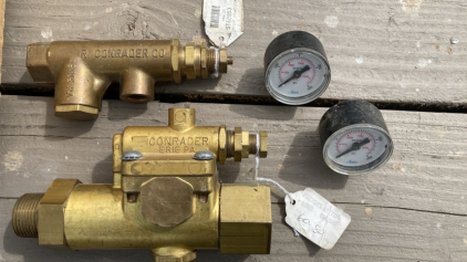 (2) Pilot Valve & PSI Gauge