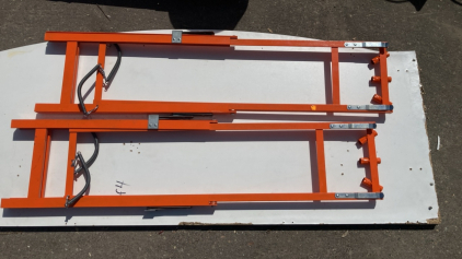 (2) Folding Flag Carrier