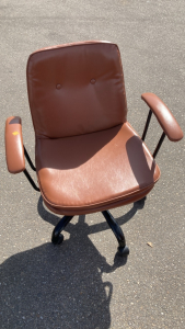 Brown Leather Office Chair