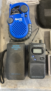 Weather Radio, FM Transceiver, AM/FM Sports Radio, Garmin nüvi 2405, w/ cases & Chargers