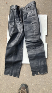 Motorcycle Leather Chaps