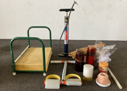 Candles, Hand Pump, Home Decor and More