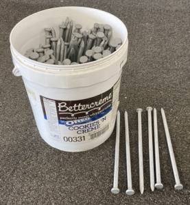 Bucket Of 10&rdquo; Spikes