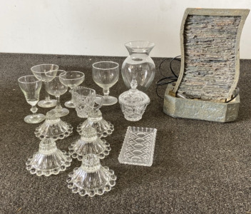 Crystal Glasses, Waterfountain
