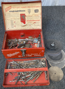 Vintage Milwaukee Heavy-Duty Electric Tool Box & More. BB2