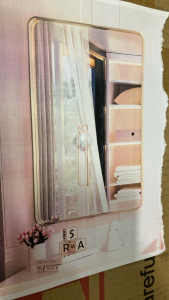 24&rdquo; x 36&rdquo; Gold Frame Mirror