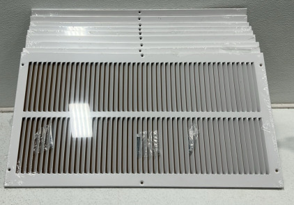 (9) White 12&rdquo;x14&rdquo; Proselect Return Grilles in Original Packaging