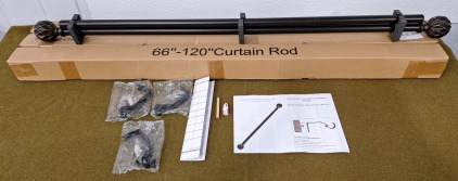 (3) Ashley River, Antique Bronze Curtian Rod Kits