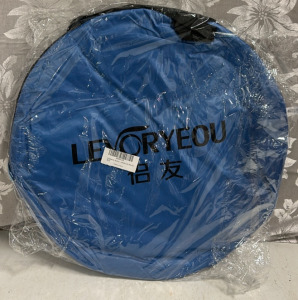Baby Blue Foldable Pop Up Beach Tent