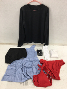 Womens L Bodysuit, M Bikini Swimsuit And More