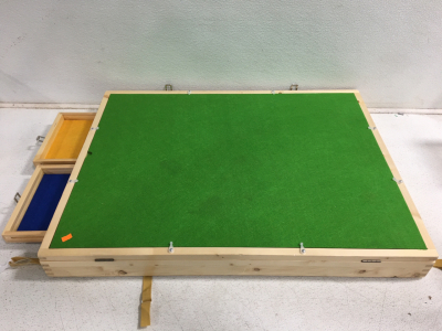 Card Table and Organizer Rack
