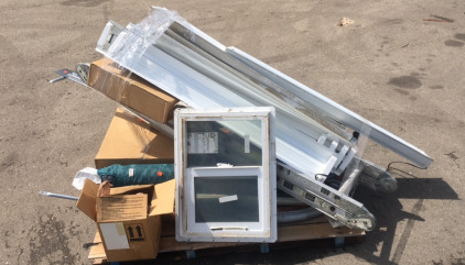 (9) Over Head Lights (1) Little Giant (3)elEmergency 25 Gallon Water Storage Kit &Much More
