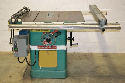 Green Powermatic 66 Table Saw