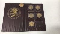 (6) Hunting Club Coins in Case