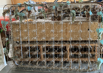Vintage Box Spring Decor