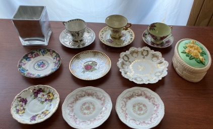 Vintage Teacup Sets, Decortive Plates & More