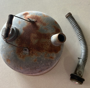 Vintage Fuel Can And Gerry Spout