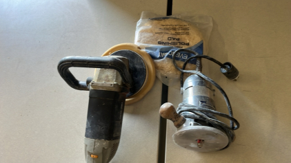 Porter Cable Buffer, Vintage Stanley Router, Both Power On