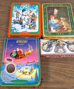 3 1990's Oreo Tin Box