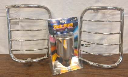 Tail Pipe & Silver Light Covers