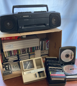 Magnavox Cassette Player, Variety Of Cassettes & More