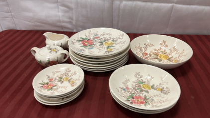 Floral Dish Set