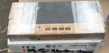 (3) Boxes of Tile Emser Ker Gallant Rect &Cole Black 23&rdquo;3/4x11&rdquo;5/8 Sp-13