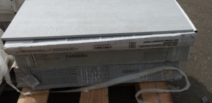 (3) Boxes Of Tile Fincibec &Emser.Grey &Cassero 23&rdquo;1/2x11&rdquo;5/8 Sp-13
