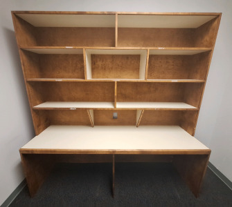Desk/ Shelving