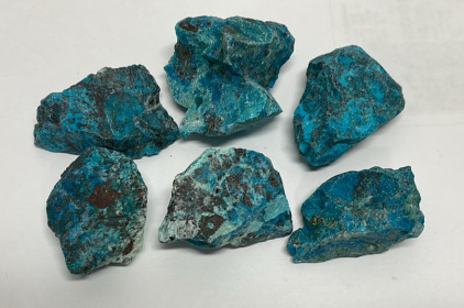 6.65cts. Natural Arizona Rough Blue Turquoise