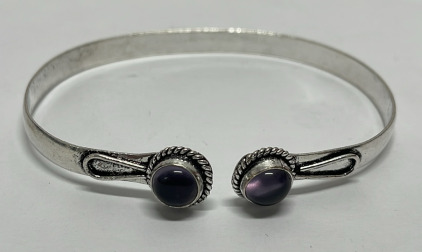 Amethyst Cuff Bracelet