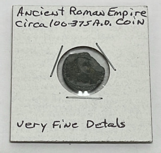 Ancient Roman Empire Coin Circa 100 - 375 A.D. (Very Fine Details)