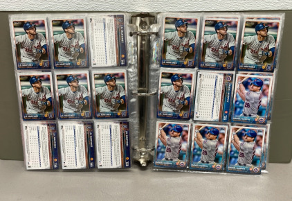 (300+) 2015 Topps Collectible Baseball Cards W/ Binder