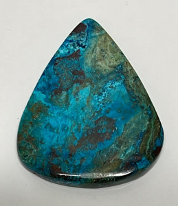 74.25ct. Natural Blue-Green Shattuckite Chrysocolla Gemstone Cabochon