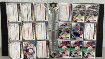 Large Binder Of 2016 Topps Collectible Baseball Cards