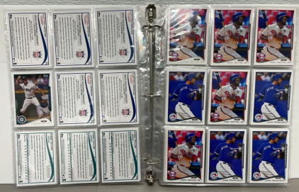 Binder Of 2014 Topps Collectible Baseball Cards