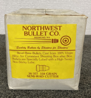 .38/.357 Bullets 158Gr Semi-Wad Cutter Sealed