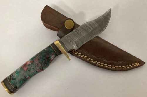 Fixed Blade Damascus Knife