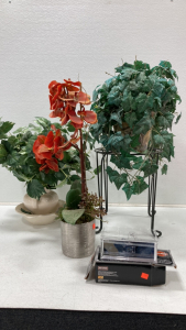 Harley Davidson Collectable, Fake Plants With Stand