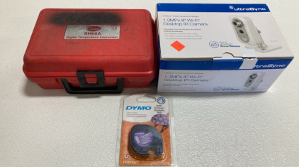 Desktop IR Camera, Clear Label Refill, Industrial Digital Temperature Instrument