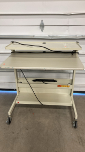 Rolling Cart w/ Mounted Plug-In