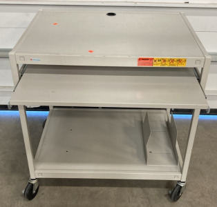 Rolling Metal Computer/Storage Cart