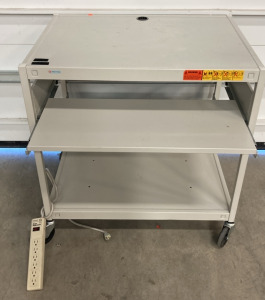 Rolling Metal Computer/Storage Cart