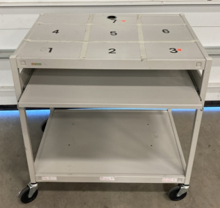 Rolling Metal Computer/Storage Cart