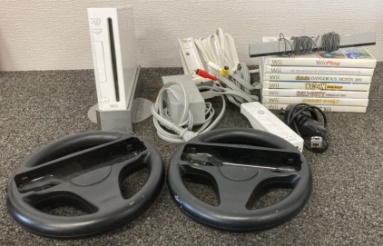 Nintendo Wii With Accessories And Games