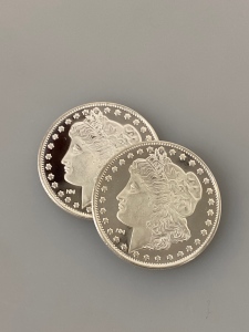 2 Troy Ounces .999 Fine Silver